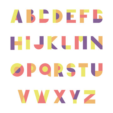 Set of Geometric Alphabet Collection