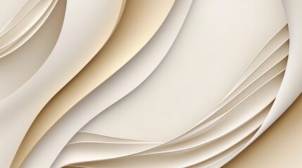 Luxurious beautiful background with golden line on cream color