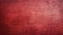 Grain Dark Red Paint Wall Or Red Paper Background Or Texture