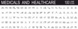 © LazyArtist - Medical Vector Icons Set. Line Icons, Sign and Symbols. Medicine, Health Care, Internal Organs, Drugs, Symptoms, Dental and Fly. Mobile Concepts and Web Apps. Modern Infographic Logo and Pictogram.