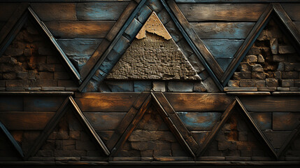 Poster - pyramid background texture