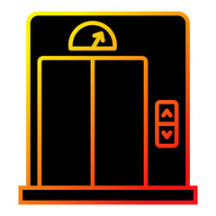 Canvas Print - Elevator Icon