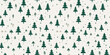 © Cala Serrano - Christmas seamless repeating pattern with minimalist motifs of a beautiful group of pine trees.