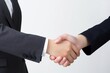 © Martin - a corporate handshake on white background