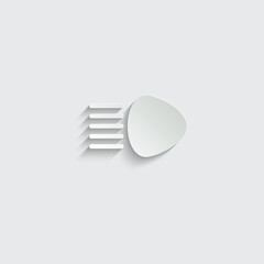 Poster - High beam car icon vector