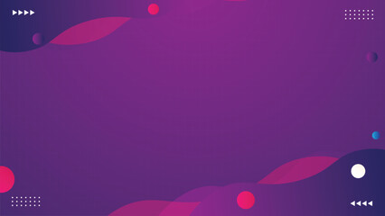Poster - simple purple background . flat purple gradation . wavy background