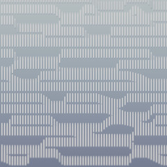 Aufkleber - Abstract white background, the concept of movement by waves of data flows. 3d rendering digital illustration