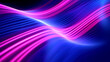 © Ketanoff - Colorful motion elements with neon led illumination. Abstract futuristic background. AI generated
