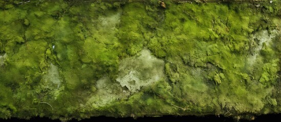 Poster - Green moss texture at a park in Kuala Lumpur on 10 July isolated pastel background Copy space