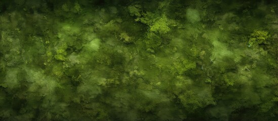 Poster - Green moss texture at a park in Kuala Lumpur on 10 July isolated pastel background Copy space
