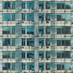 Wall Mural - Seamless texture. The facade of the building