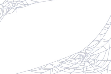 Wall Mural - Spider web for cards and background for Halloween october holidays