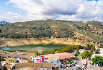 Canvas Print - Iznajar, Andalusia, Spain