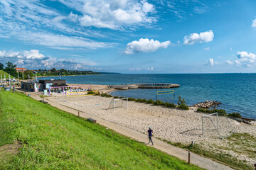 Sticker - Beach in Fredericia Jutland, Denmark