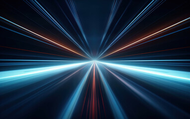 Canvas Print - Radial light background,created with generative ai tecnology.