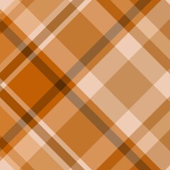 Canvas Print - Seamless pattern in light brown colors for plaid, fabric, textile, clothes, tablecloth and other things. Vector image.