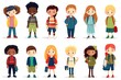 © tilialucida - A group of children with backpacks and backpacks. Digital image.