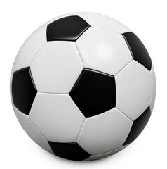 Wall Mural - Soccer ball isolated on transparent background. AI Generative