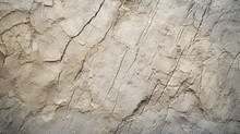 Limestone Texture With Ancient Fossil Imprints.