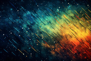 Poster - dashes_abstract_background. color background.