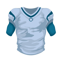 Canvas Print - american football shirt icon