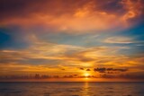 Fototapeta Niebo - Sunset on the beaches