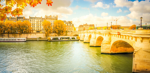 Sticker - Pont Neuf, Paris, France