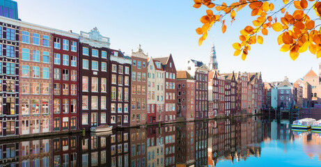 Wall Mural - Houses of Amsterdam, Netherlands