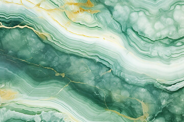 Wall Mural - Green Onyx marble texture, mineral Stone background