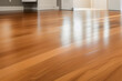 © Carina - Piso de madeira brilhante quarto mockup