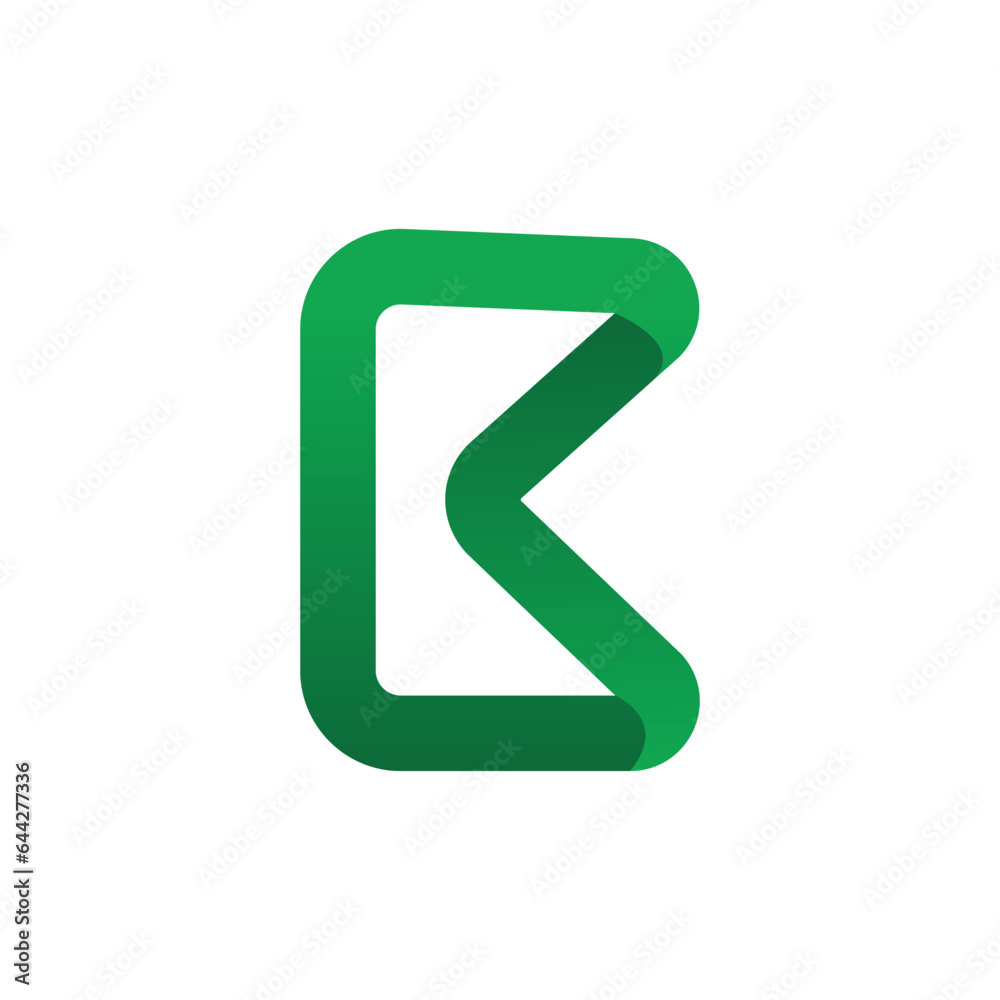 Gradient Letter B Vector Logo Stock Vector | Adobe Stock