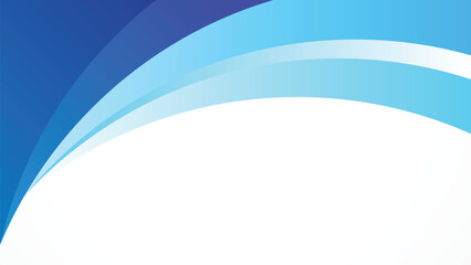 Aufkleber - abstract blue line wave background. blue paper waves abstract banner design. elegant wavy vector bac