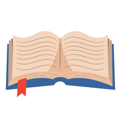 Poster - open book icon