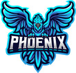 Blue phoenix esport mascot