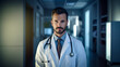 © NIMBUS BREW - Portrait of a Doctor in a Hospital Setting