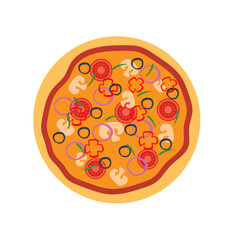 Wall Mural - Pizza Bundle icon vector. Pizza illustration sign. fast food symbol. Food logo. pizzeria mark.