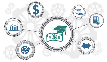 Wall Mural - Concept of fafsa