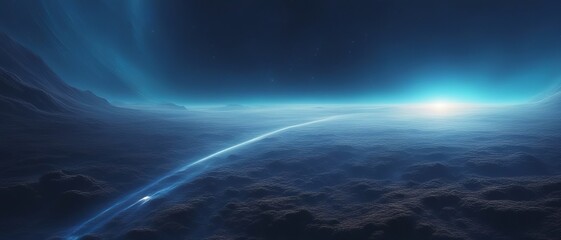 Wall Mural - cosmic space between the pure universe and the dense nebula, energy trail, wallpaper