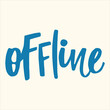© rorygezfresh - Offline - handwritten word. Modern calligraphy illustration for posters, cards, etc.