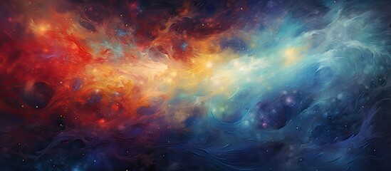 Wall Mural - Abstract cosmos backround