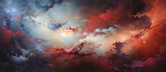Wall Mural - Abstract cosmos backround