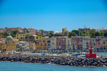 Wall Mural - Marina Grande, the main port of the enchanting island of Procida,