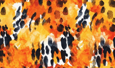 Wall Mural - Animal skins seamless pattern. Animalistic abstract wallpaper. For fabric design. Created with generative AI tools