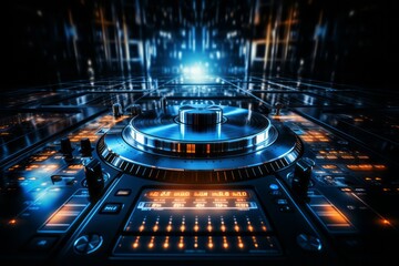 Dj night dance club disco musician stage party mixing music