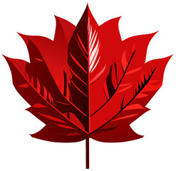 Wall Mural - maple leaf icon