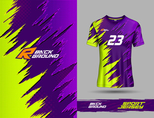 Tshirt template for extreme sports background racing jersey design, soccer, volley ball, cycling