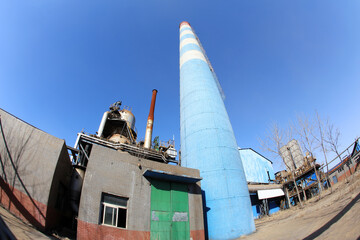 Wall Mural - The workshop and equipment of the steel mill