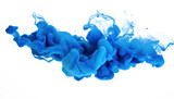 Fototapeta Tulipany - Blue Paint Cloud