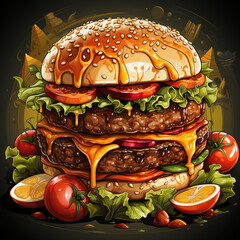 burger logo