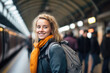 © Jasmina - Young Dutch woman on Amsterdam train station